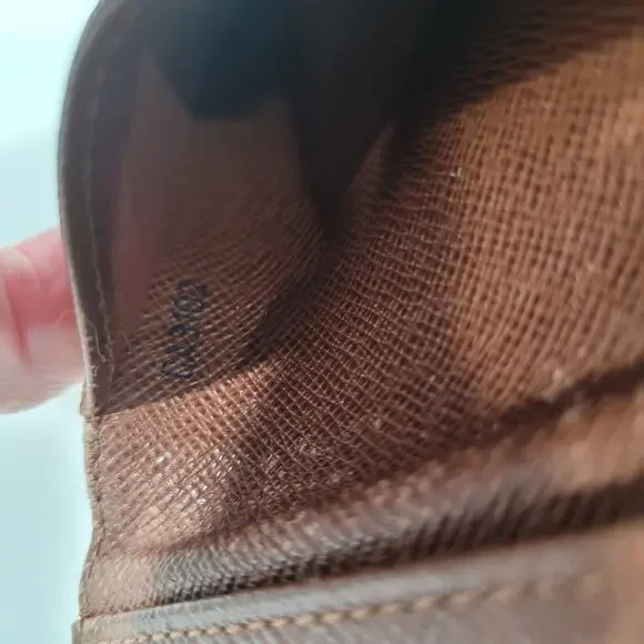 Vintage Louis Vuitton Men's LV Brown Bi-Fold Leather Wallet Monogram Card Bill - Picture 5 of 13